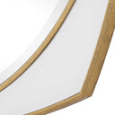 Estella - Round Mirror - Gold / White