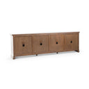Elmer - 8 Door Cabinet - Shorline Wash - Classic Home - Buffets - Elite Enclave Home