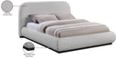 Vaughn - Chenille Bed With Black Base