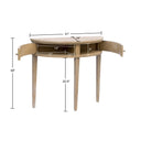 Crestview - Vintage Storage Console Table - Reclaimed Wheat - Martha Stewart - Console Tables - Elite Enclave Home
