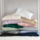 Satin - King Pillowcases (Set of 2) - Light Gray