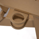 Heavy Duty Plastic Adirondack Chair - Light Brown