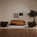 Bridgers - Leather Power Recliner Sofa - Tan - Moe's Home Collection - Reclining Sofas - Elite Enclave Home
