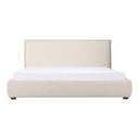 Luzon - King Bed - Wheat - Moe's Home Collection - Upholstered Beds - Elite Enclave Home