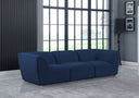 Miramar - 3 Seat Modular Sofa - Meridian Furniture - Stationary Sectionals - Elite Enclave Home