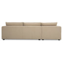 Burrow - Sleeper Sectional With Left Storage Chaise - Sand - Moe's Home Collection - Sleeper Sectionals - Elite Enclave Home