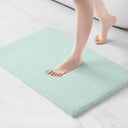 Marshmallow - 20" x 24" Contour Bath Rug - Seafoam - Madison Park Signature - Bath Rugs & Mats - Elite Enclave Home