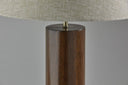 Wood Block Table Lamp - Canopy Walnut