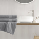 Premium Turkish Cotton 500GSM Plush 2 Piece XL Towel Set - Charcoal - Super Listing - Towel Sets - Elite Enclave Home