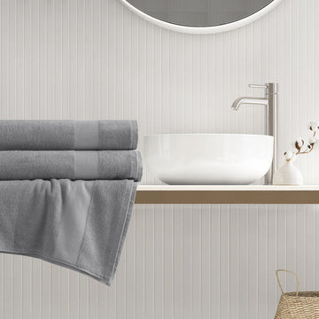 Premium Turkish Cotton 500GSM Plush 2 Piece XL Towel Set - Charcoal