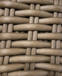 Coronado - Loveseat, With Self Welt - Canvas Flax / Dark Brown