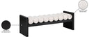 Waverly - Bench With Black Frame - Meridian Furniture - Upholstered Benches - Elite Enclave Home
