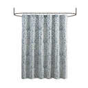 Odette - Shower Curtain - Aqua - Madison Park - Shower Curtains - Elite Enclave Home