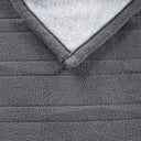 Fleece to Sherpa - Heated Throw Extra Comfort - Dark Gray - Serta - Heated Throws - Elite Enclave Home