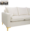Naomi - Reversible Sectional - Meridian Furniture - Stationary Sectionals - Elite Enclave Home
