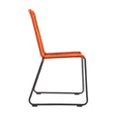 Metal Outdoor Dining Chair (Set of 2) - Tangerine