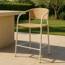 Zola - Outdoor Counter Chair - Natural - Moe's Home Collection - Counter Height (24" - 27") - Elite Enclave Home