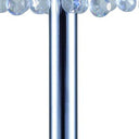 Glam Two Tier Chandelier USB Table Lamp - Silver