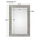Leiston - Metallic Mirror - Silver