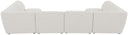 Miramar - 6 Piece Modular Sectional - Meridian Furniture - Stationary Sectionals - Elite Enclave Home