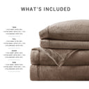 Soloft Plush - Queen Sheet Set - Brown