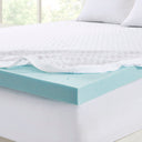 Gel Memory Foam With Cooling Cover Hypoallergenic Mattress Topper - King
