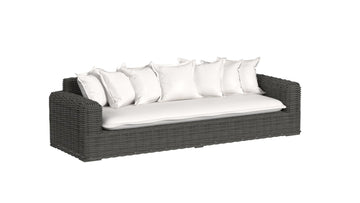 Cabo - Sofa - Dark Gray / White