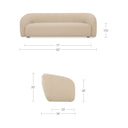 Faye - Sofa - Beige - Moe's Home Collection - Stationary Sofas - Elite Enclave Home