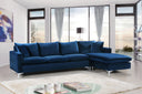 Naomi - Reversible Sectional - Meridian Furniture - Stationary Sectionals - Elite Enclave Home