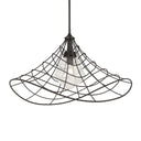 Whirlwind - 1 Light Indoor-Outdoor Pendant - Dark Bronze