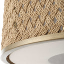 Pinchot - 4 Light Rattan Drum Pendant - Brown - Uttermost - Pendant Lighting- Elite Enclave Home