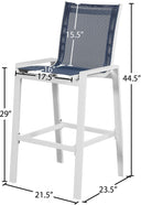 Nizuc - Outdoor Barstool (Set of 2) - Meridian Furniture - Stool Sets- Elite Enclave Home