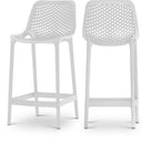 Mykonos - Outdoor Patio Stool (Set of 2) - Meridian Furniture - Stool Sets - Elite Enclave Home