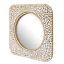 Merak - Teak Mosaic Mirror - Woodtone - Uttermost - Accent Mirrors - Elite Enclave Home