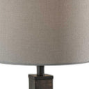 Wood Monument Table Lamp - Black