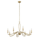 Corella - 8 Light Chandelier - Gold - Uttermost - Chandeliers- Elite Enclave Home