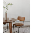 Sailor - Leather Counter Stool - Dark Brown - Moe's Home Collection - Counter Height (24" - 27") - Elite Enclave Home