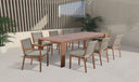 Maui - Water Resistant Outdoor Patio Dining Arm Chair (Set of 2) - Meridian Furniture - Chair Sets - Elite Enclave Home