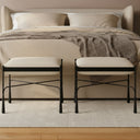 Agne - Stool - Cream - Moe's Home Collection - Accent Stools - Elite Enclave Home