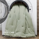 Breeze - Gauze Embroidered Euro Sham - Sage - Harbor House Blue - Coverlet & Shams - Elite Enclave Home