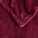 Heated Plush - Twin Blanket - Red