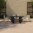 Rocca - Cement Dining Table - Black - Moe's Home Collection - Dining Tables - Elite Enclave Home