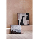 Nostalgia - Framed Painting Warm Palette - White / Dark Gray - Moe's Home Collection - Framed Prints - Elite Enclave Home