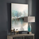 Mountain Top - Abstract Art - Beige