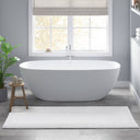 Splendor - 24" x 36" Tufted Reversible Bath Rug - White - Madison Park Signature - Bath Rugs & Mats - Elite Enclave Home