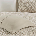 Sabrina - 3 Piece Tufted Bedspread Set - Taupe