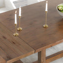 Lyra - Extendable Dining Table - Smoke Brown - Classic Home - Dining Tables with Extensions - Elite Enclave Home