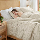 Gigi - Twin/Twin Long Comforter Mini Set - Beige