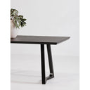 Silas - Dining Table - Black Ash - Moe's Home Collection - Dining Tables - Elite Enclave Home