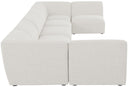 Miramar - 7 Piece Modular Sectional - Meridian Furniture - Stationary Sectionals - Elite Enclave Home